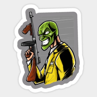 the mask Sticker